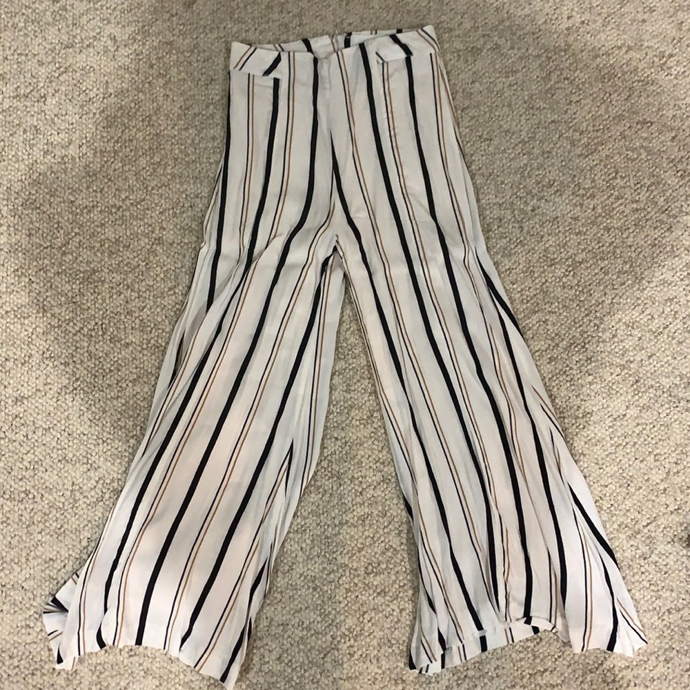 Anthropology striped pants